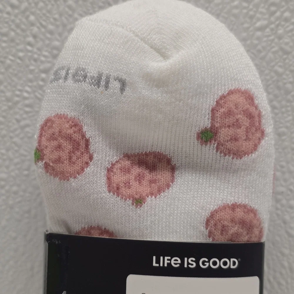 Life is Good Women's Cushioned Low Cut Socks 5 Pairs Size 5-10 Pink Halloween